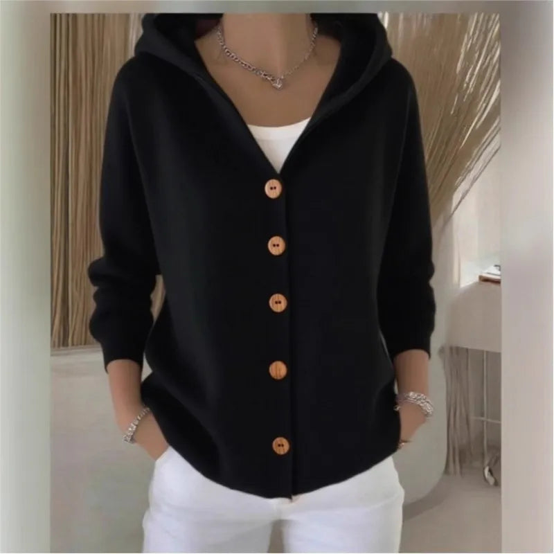 © Wooléa - Cardigan con cappuccio