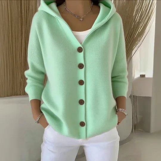 © Wooléa - Cardigan con cappuccio