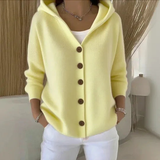 © Wooléa - Cardigan con cappuccio