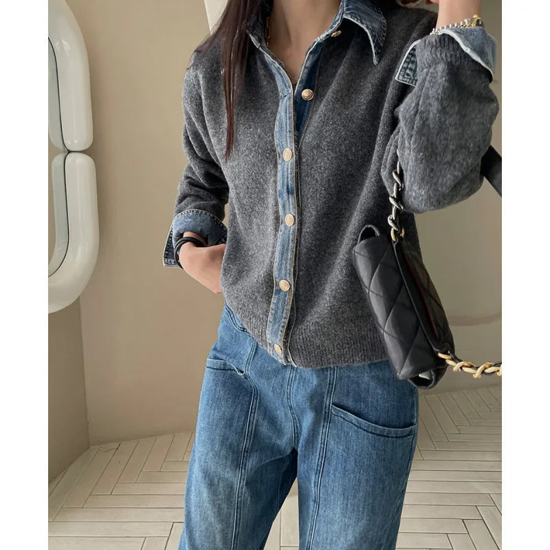 © Wooléa – Cardigan Doppio Stile